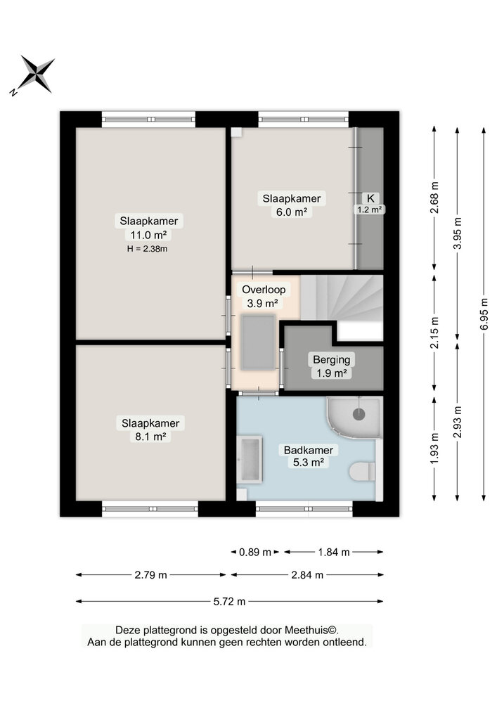Brunelstraat 81, 9404 KC Assen - € 295.000 k.k. - Boekholt & partners makelaars Assen